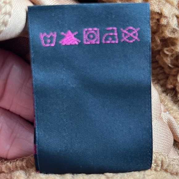 NWOT No Boundaries Brown Sherpa Quarter Zip Pullover Sweater L Teddy Cabincore - Picture 16 of 16